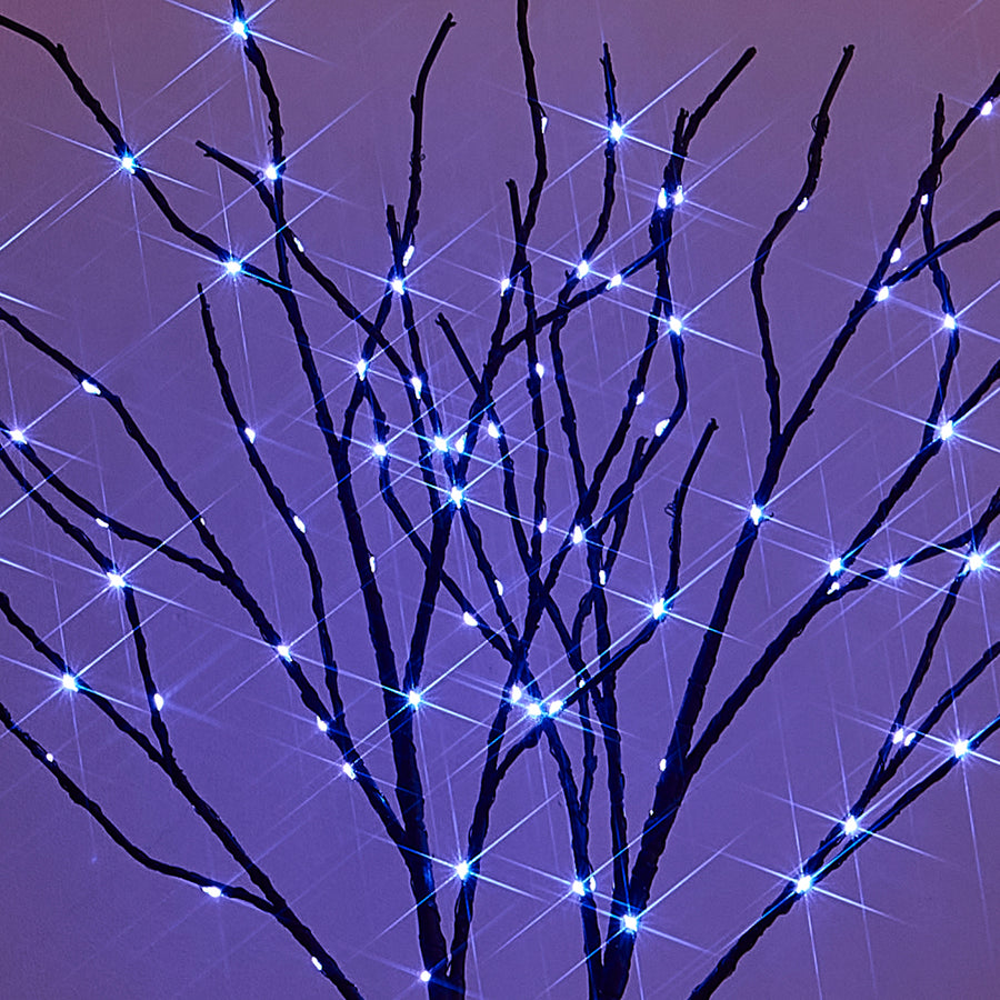 Lighted Black Branches 18IN for Halloween Decorations
