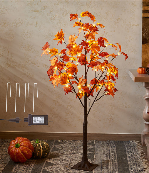 Lighted Fall Tree 4FT Wholesale Custom