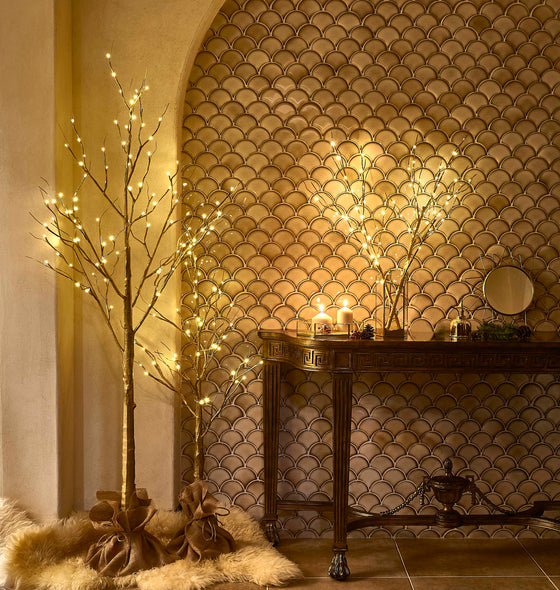 Light Up Gold Trees 4FT and 6FT Wholesale Custom