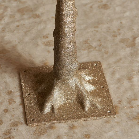 Pre Lit Tree with Champagne Glittered 4FT Wholesale Custom