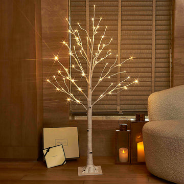 Birch Tree with LED Lights for Easter Christmas Decorations