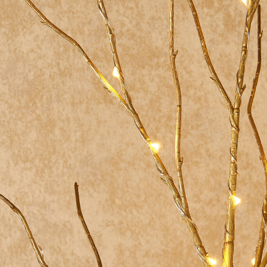 Golden Branches with Lights Battery Operated Wholesale Custom