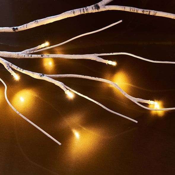 Birch Garland with Lights 6FT Wholesale Custom