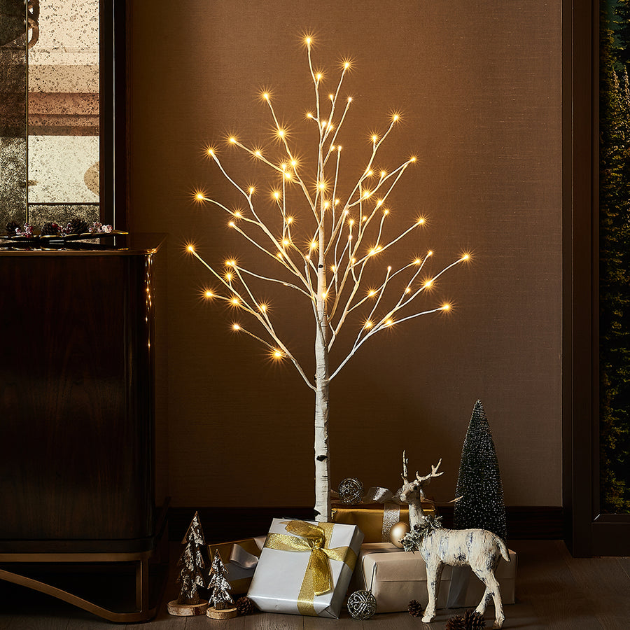 Lighted Birch Tree Plug In 4FT Wholesale Custom