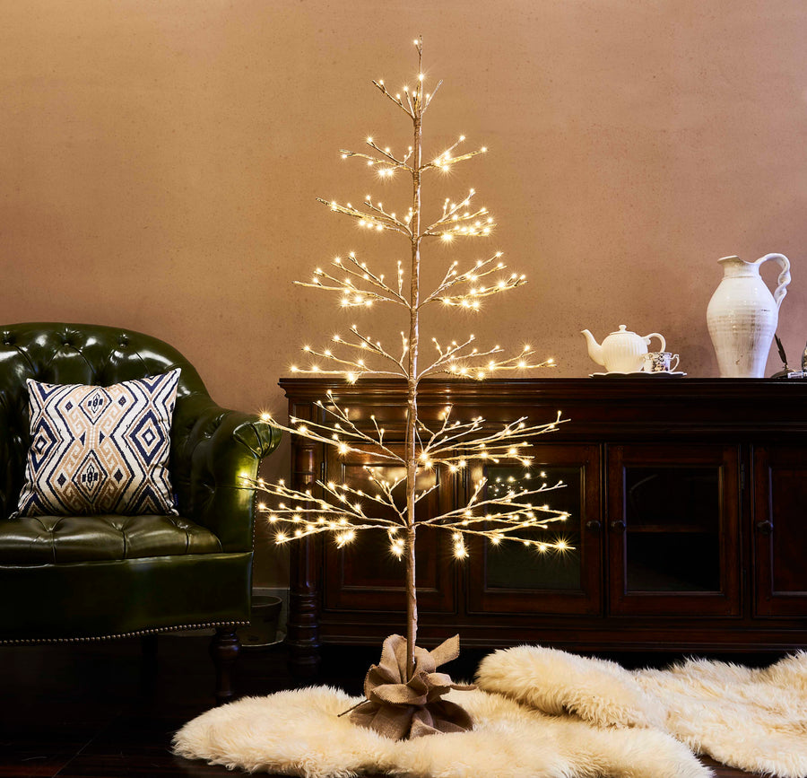 Lighted Golden Christmas Tree 5FT Wholesale Custom