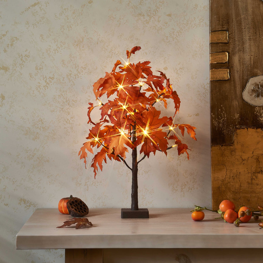 Lighted Maple Tabletop Tree for Fall Decor Wholesale Custom