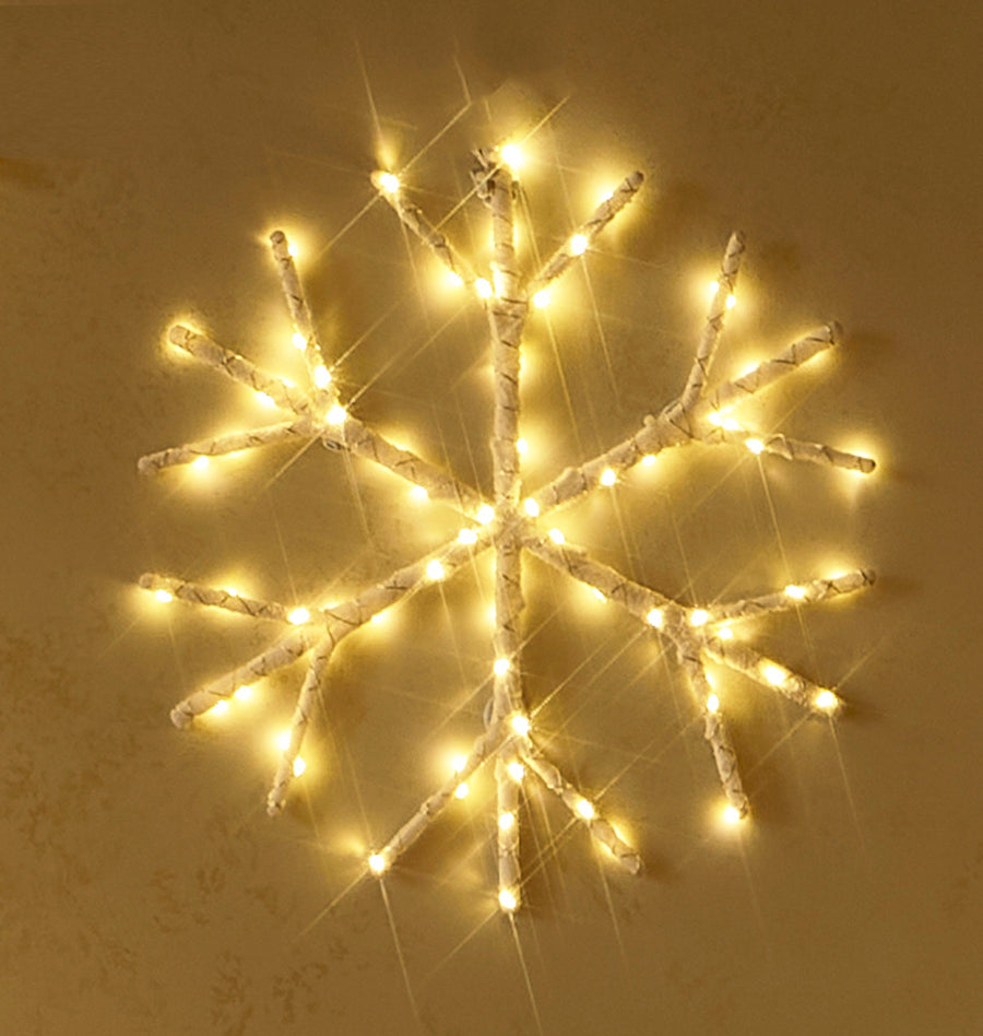 Lighted Snowflake Battery Operated for Christmas Window Decor