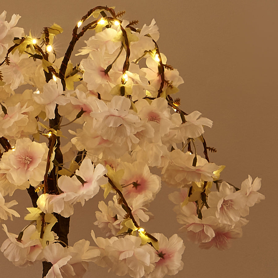Lighted Cherry Tree with Timer for Indoor Wedding Home Decor