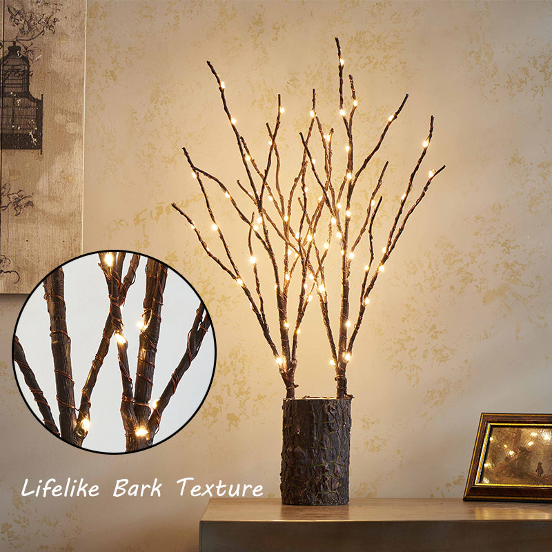 Hairui Lighted Brown Branches Battery operated with Timer – HAIRUI