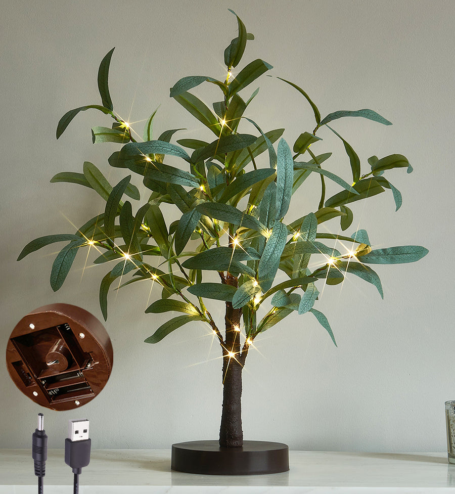 Lighted Olive Tabletop Tree for Home Decoration Wholesale Custom