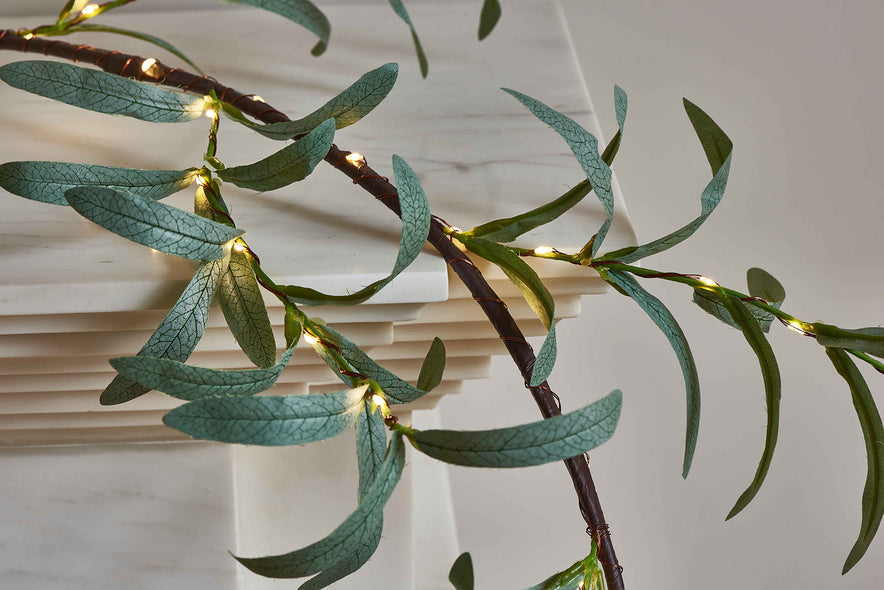 Lighted Olive Garland with Fairy Lights Wholesale Custom