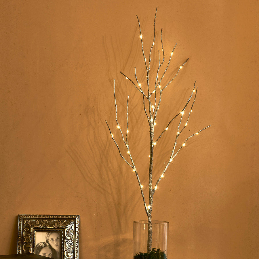 LED Silver Twig Lights Wholesale Custom