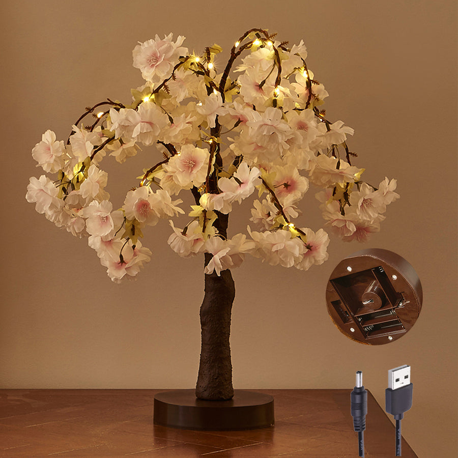 Lighted Cherry Tree with Timer for Indoor Wedding Home Decor