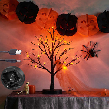 Halloween Tree with Lights Battery Operated or USB Powered Wholesale Custom