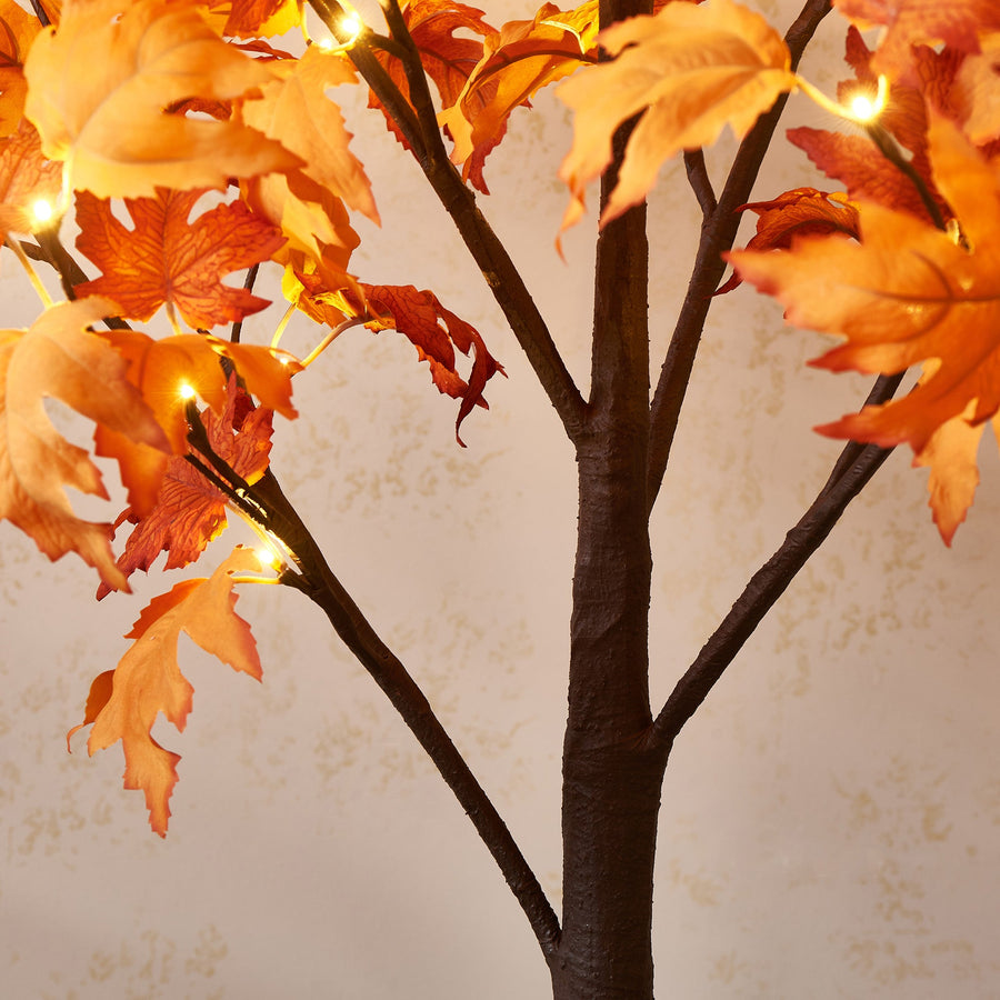Lit Fall Tree Lighted Fall Tree 4FT Wholesale Custom – HAIRUI