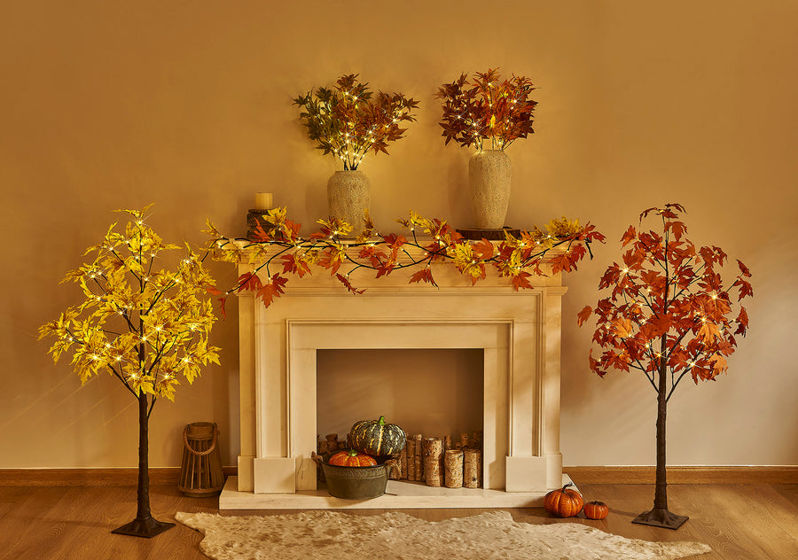 Lighted Maple Tree for Thanksgiving Decor Wholesale Custom